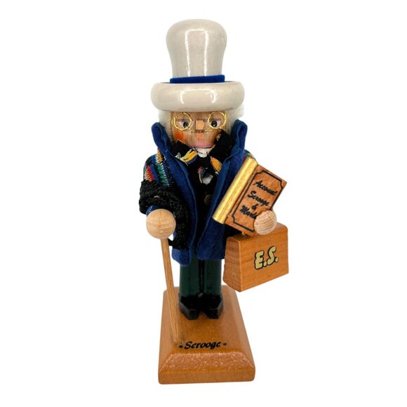 Steinbach Scrooge Mini Nutcracker A Christmas Carol Limited Edition German made - Picture 1 of 9